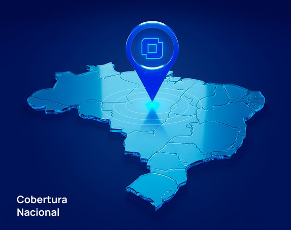 Mapa do Brasil ilustrando a cobertura nacional da JudCapital